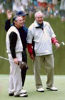 (3)Masters players in practice round